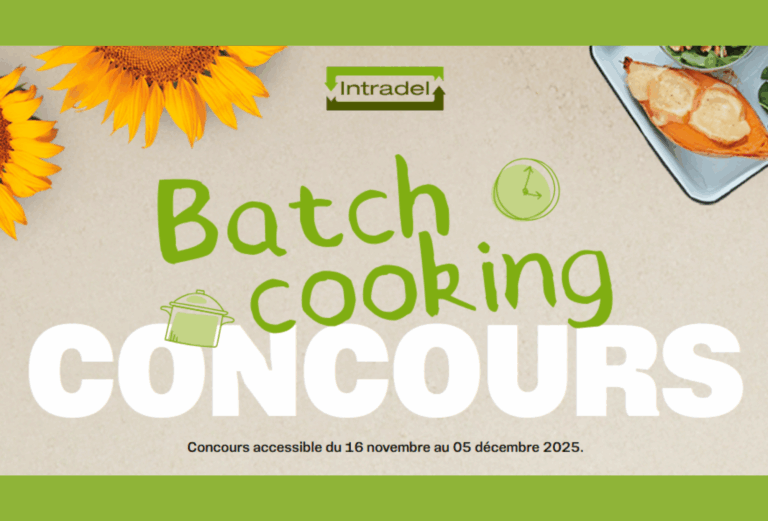 Intradel lance un concours autour du batch-cooking