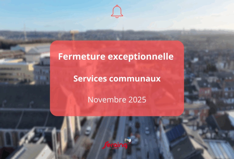 Services communaux: des fermetures prévues ces prochains jours