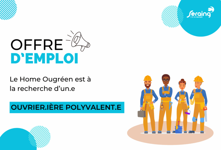 Le Home ougréen recherche un ouvrier polyvalent (H/F/X)