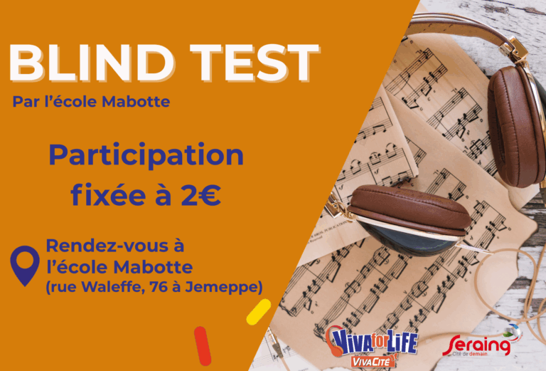 Défi Viva for Life: participez au Blind Test de l’école Mabotte !
