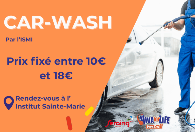 Défi Viva for Life: l’ISMI lave votre véhicule pour la bonne cause !