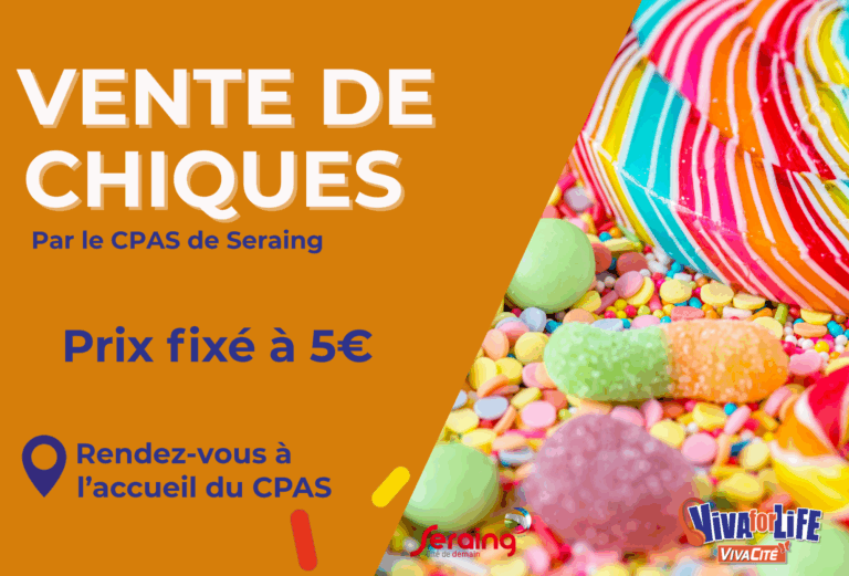 Défi Viva for Life: le CPAS vend des chiques