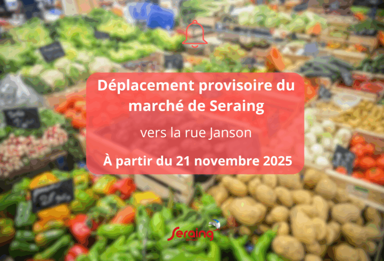 Le marché de Seraing déménage rue Janson