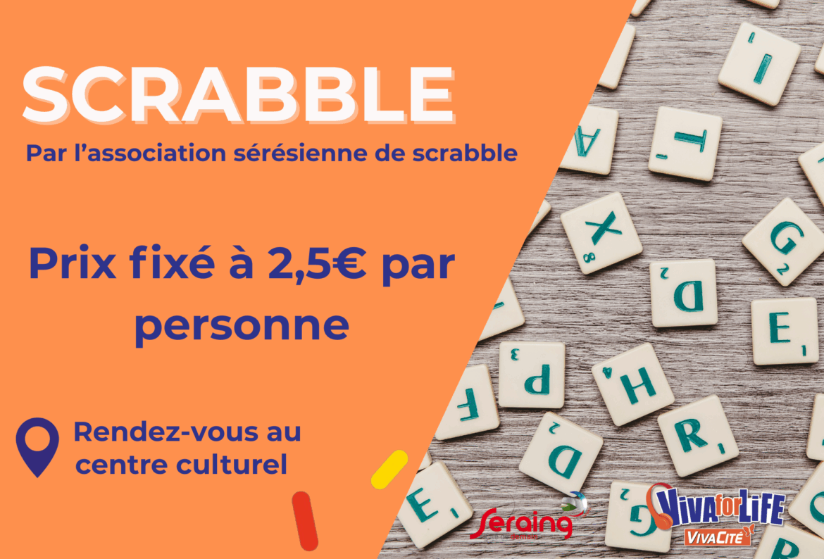 Défi Viva for Life: faites une part de scrabble !