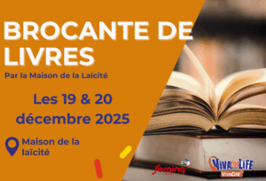 Défi Viva for Life: des livres pour la bonne cause à la Maison de la Laïcité