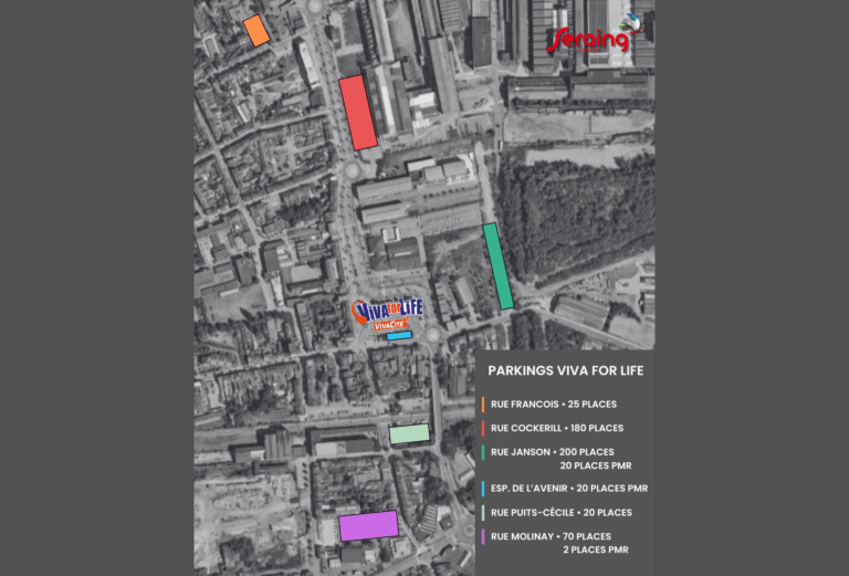Viva for Life: où stationner votre véhicule ?