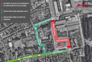 Viva for Life: fermeture temporaire de la rue Cockerill
