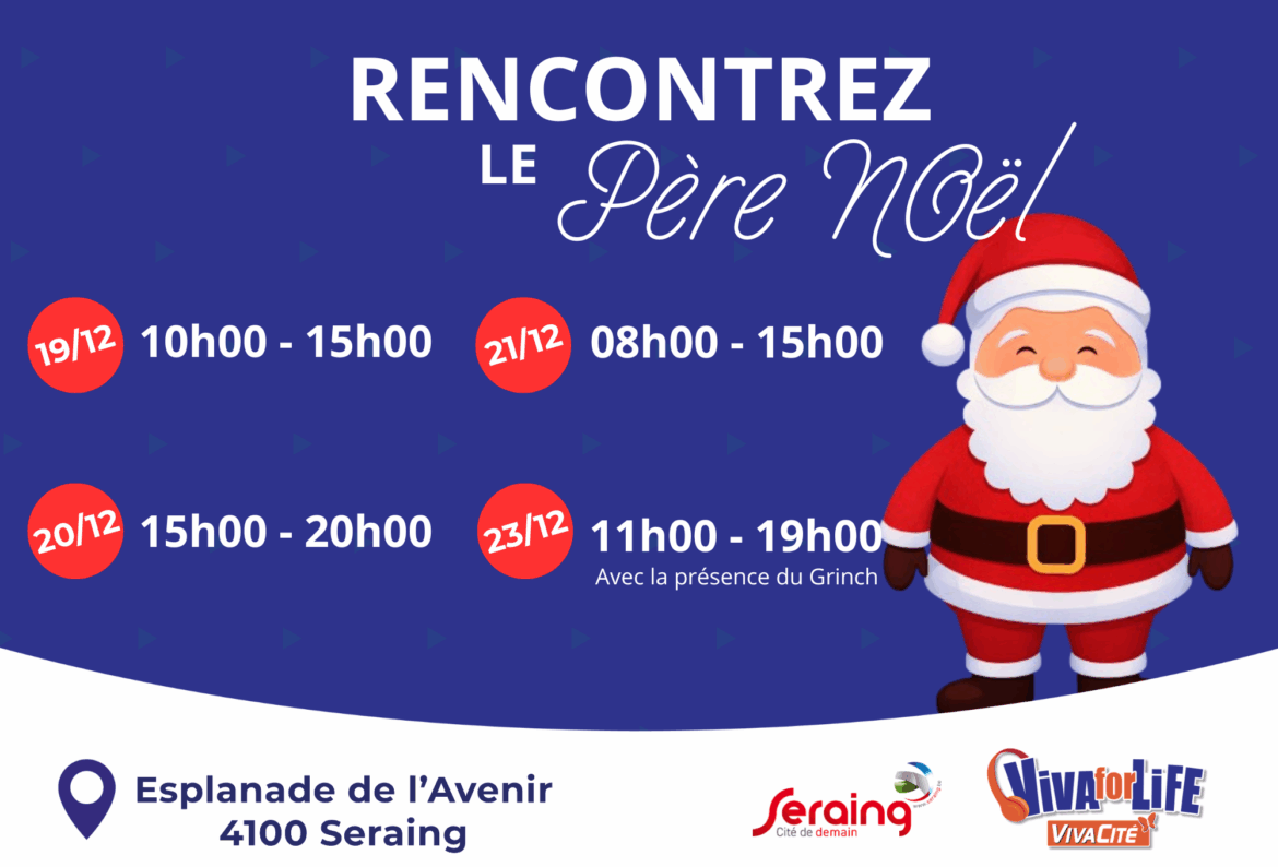 Viva for Life: le Père Noël de retour sur l’esplanade !