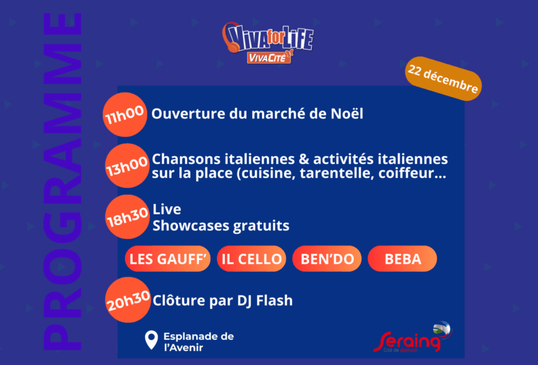 Viva for life: une journée sous le signe de l&rsquo;Italie ce lundi !