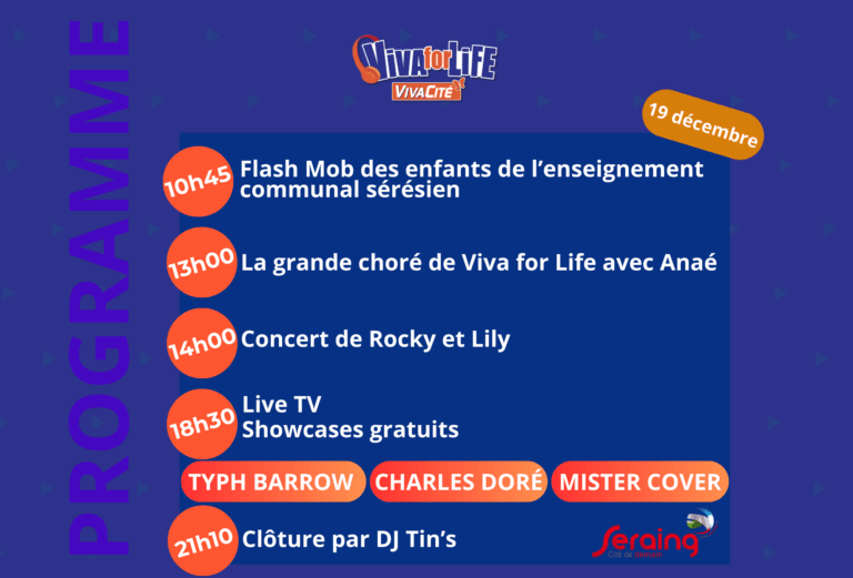 Les enfants au cœur du 3e jour de Viva for Life !