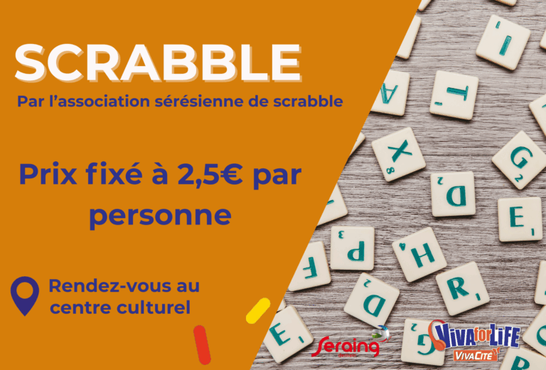Défi Viva for Life: faites une part de scrabble !