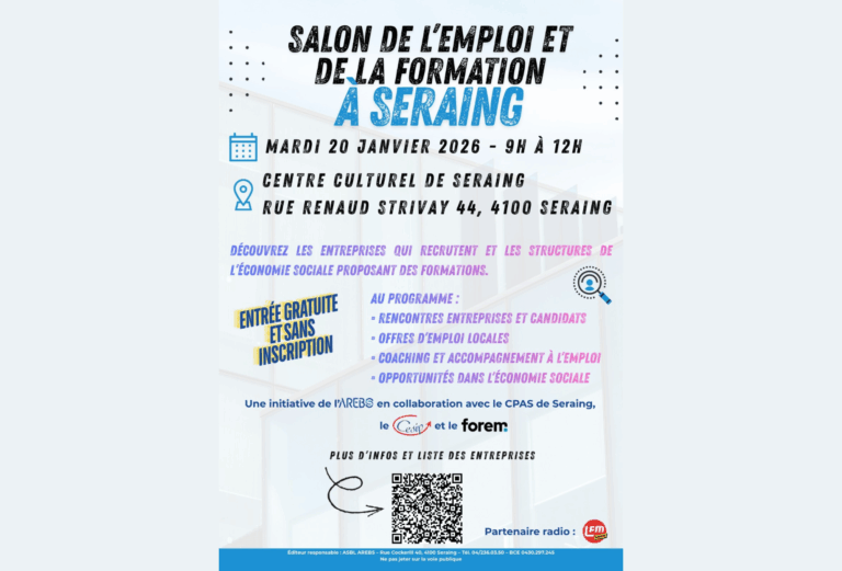 Participez au salon de l’emploi et de la formation le 20 janvier prochain !