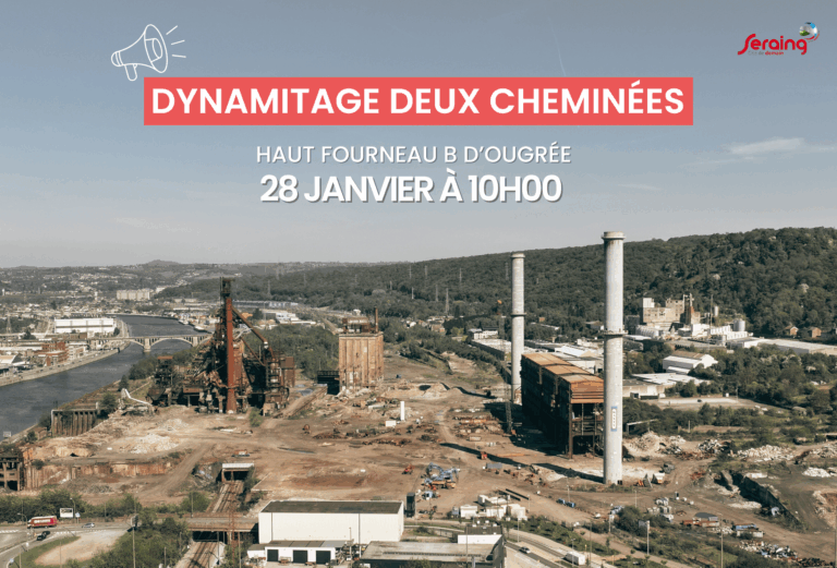 HFB: les deux cheminées seront dynamitées ce mercredi