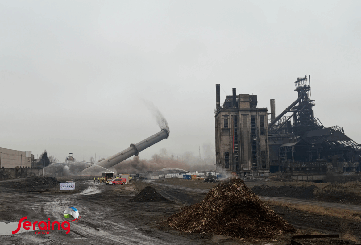 Les cheminées du HFB ont été dynamitées ce mercredi