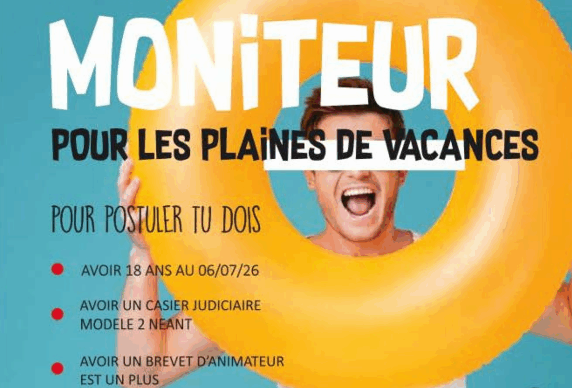Job d&rsquo;étudiant : devenez moniteurs/trices aux plaines de vacances