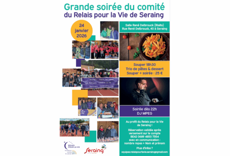 Soirée caritative au profit du Relais pour la Vie