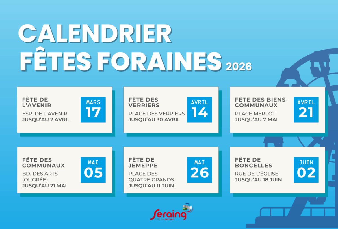 La saison des fêtes foraines est officiellement lancée !
