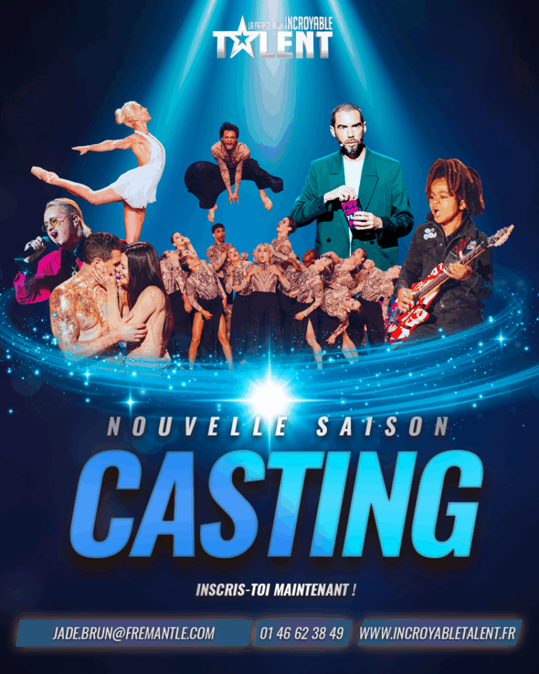 Vous avez un incroyable talent ? Inscrivez-vous !