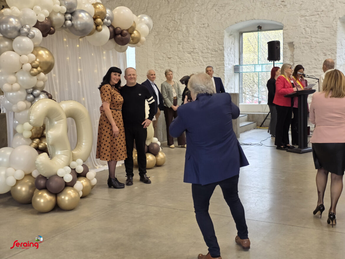 Fête de l&rsquo;Amour: les couples célébrés ont pu assister à une démonstration de soufflage