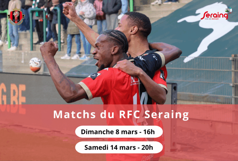 RFC Seraing: découvrez le calendrier des matchs de mars !