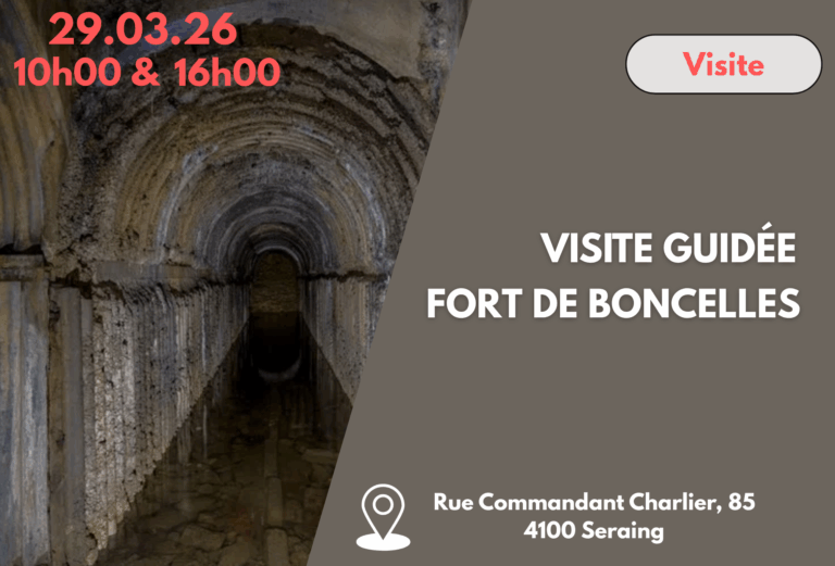 Visitez le Fort de Boncelles le 29 mars