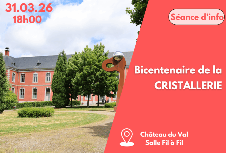 Bicentenaire de la Cristallerie: participez à une séance d&rsquo;info