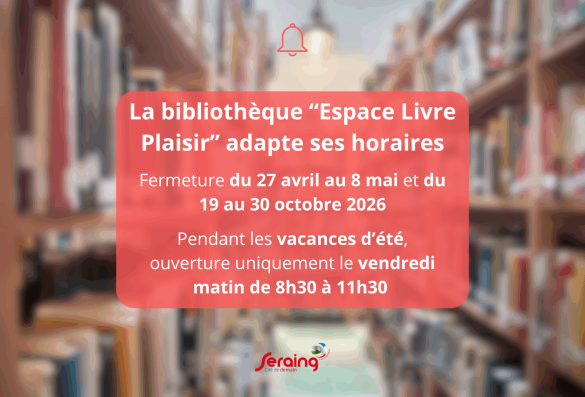 Travaux à l&rsquo;école des Trixhes: la bibliothèque « Espace Livre Plaisir » adapte ses horaires