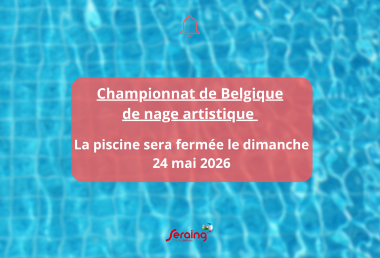 Fermeture exceptionnelle de la Piscine Olympique ce dimanche
