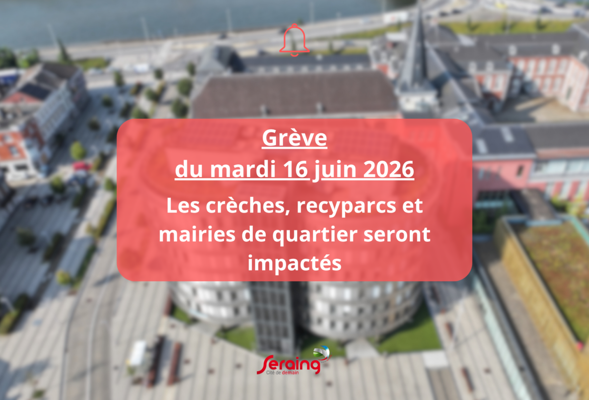 Grève du 16 juin: crèches et recyparcs fermés
