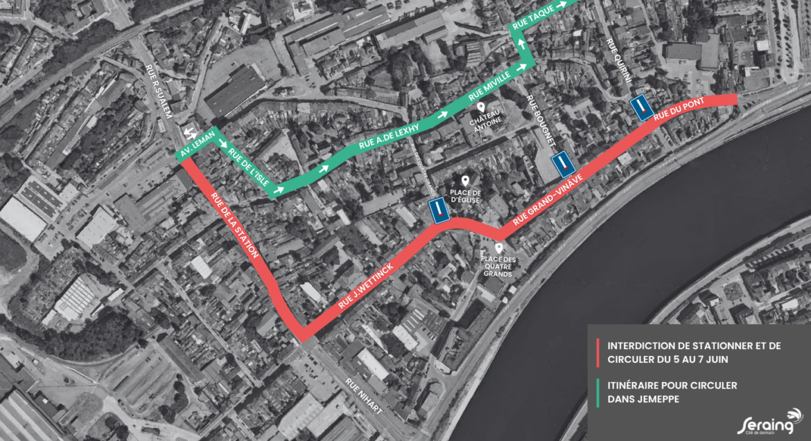 Braderie de Jemeppe: découvrez les mesures temporaires de circulation et de stationnement