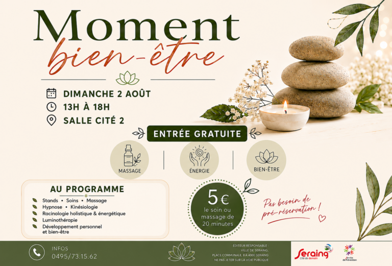 Participez au salon « Moment Bien-Être »