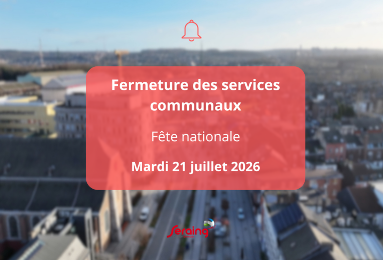 Fermeture des services le 21 juillet