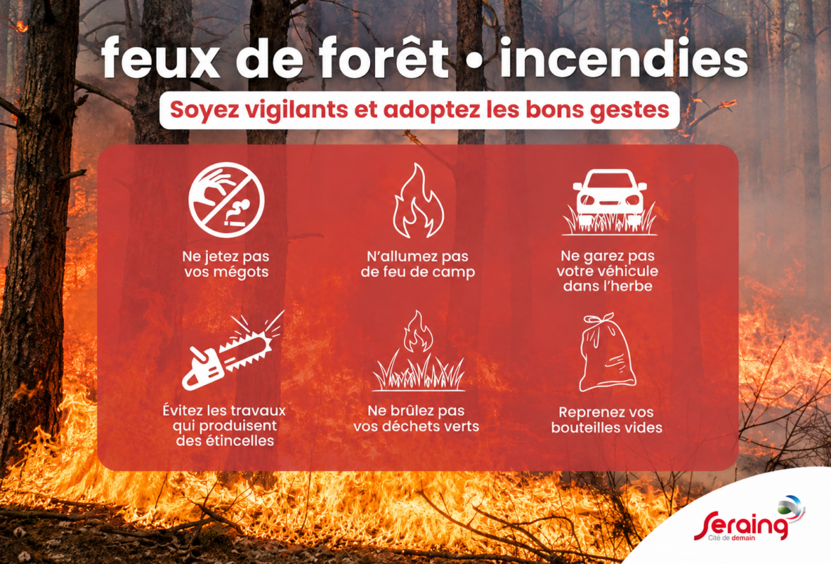 Prévention des incendies: adoptons les bons réflexes