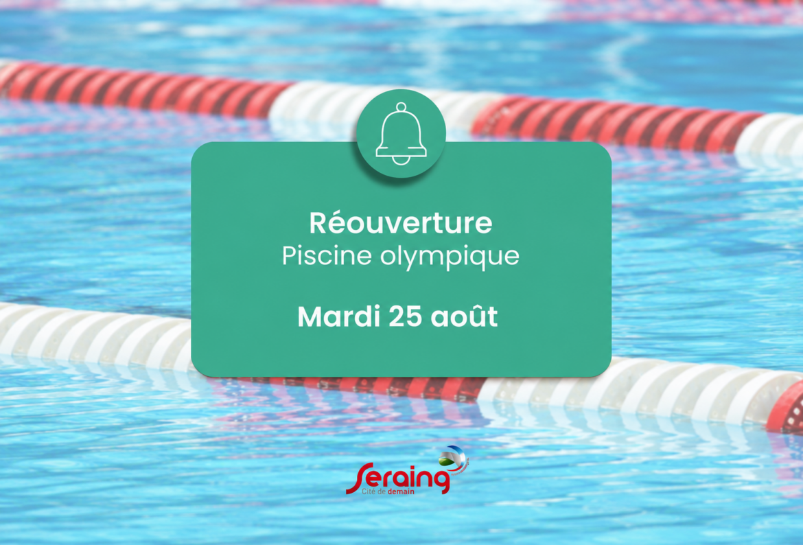 La Piscine Olympique de rouvre ses portes ce mardi !