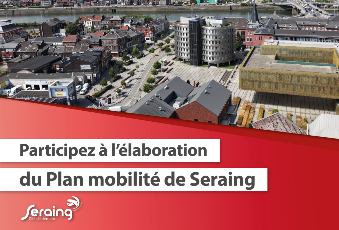 Participez au second atelier relatif à l’élaboration du Plan communal de mobilité de Seraing