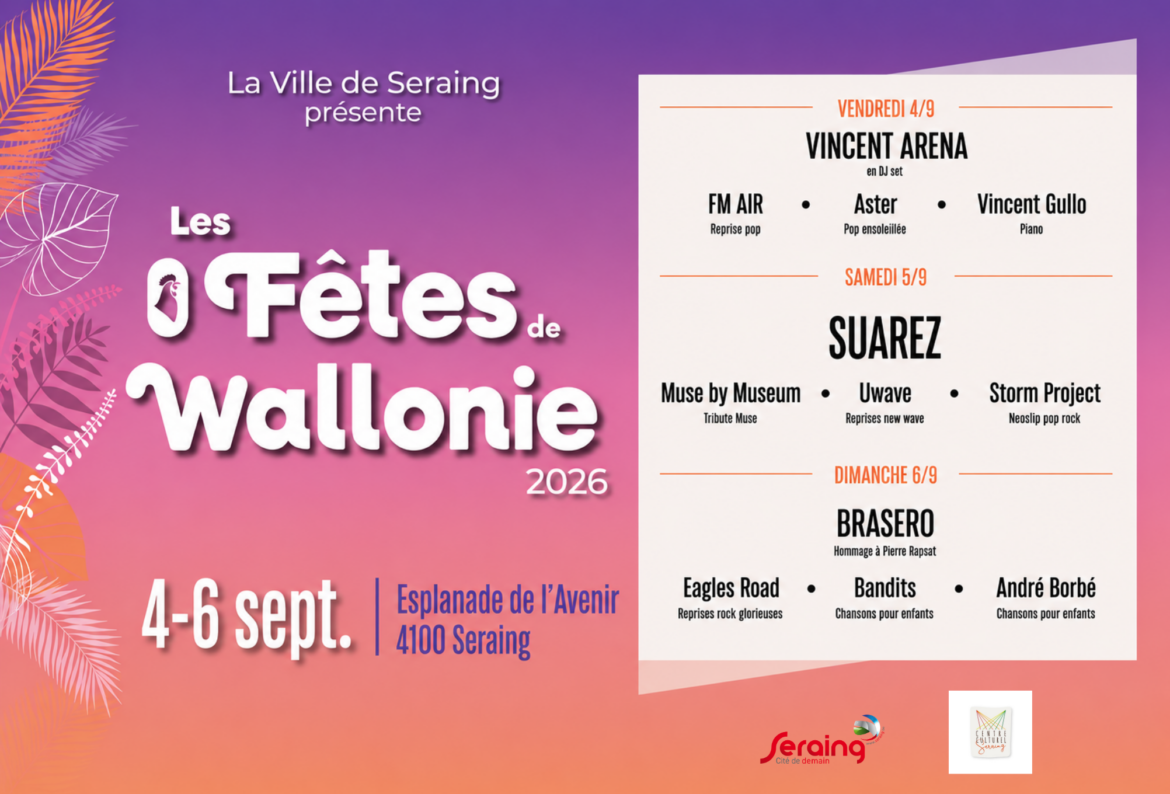 Fêtes de Wallonie: Suarez en tête d’affiche !