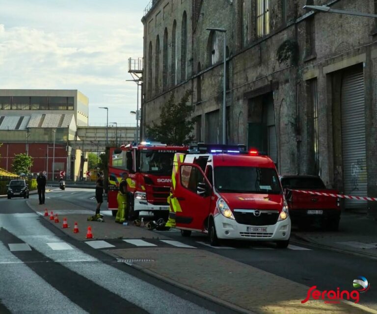 Incendie rue Potier : circulation perturbée