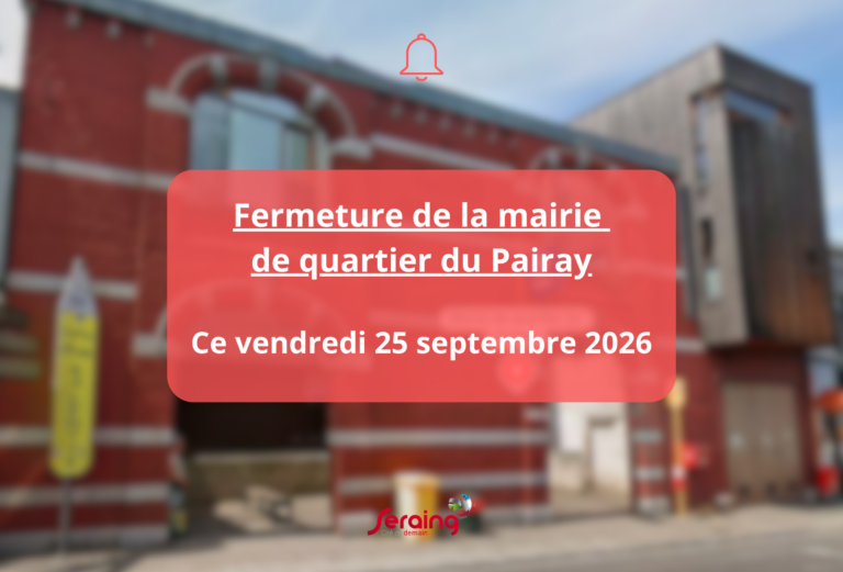 Fermeture de la mairie de quartier du pairay ce vendredi