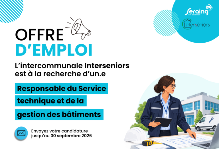Offre d’emploi : Interseniors recherche un(e) responsable du Service technique et de la gestion des bâtiments