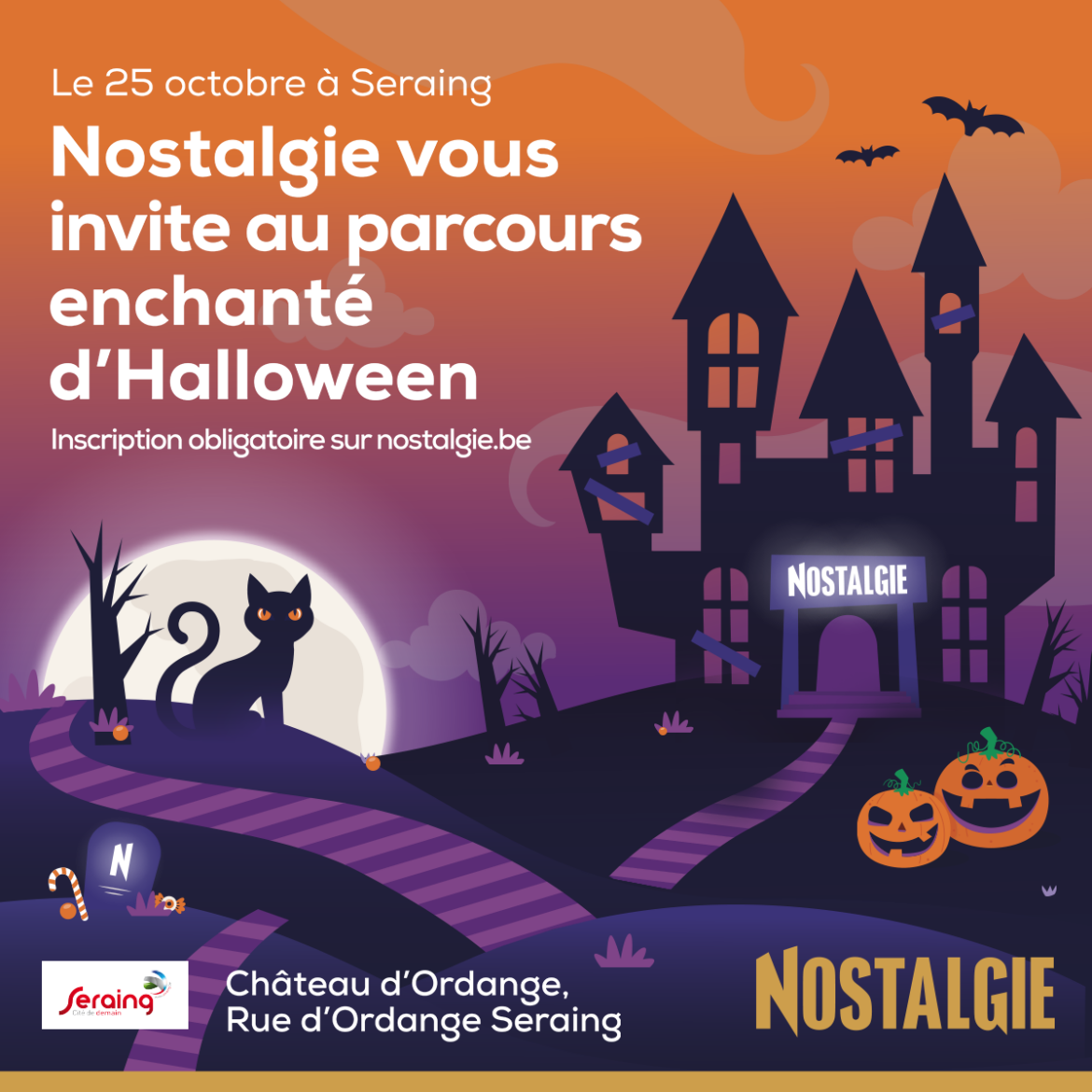 Le parcours enchanté d’Halloween de Nostalgie s’invite une nouvelle fois au château d’Ordange !