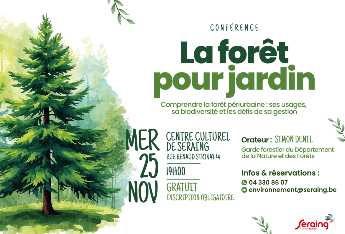 « La forêt pour jardin » : une conférence pour mieux comprendre les forêts qui nous entourent